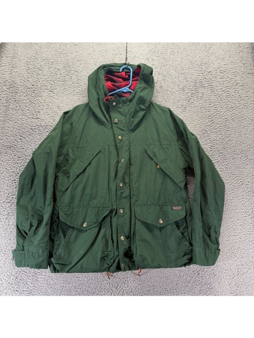Vintage Polo Ralph Lauren Parka Jacket Mens Large green Cotton Nylon Mountain Ut